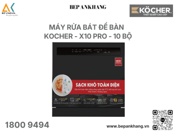 Máy rửa chén bát để bàn Kocher X10 pro - 10 bộ